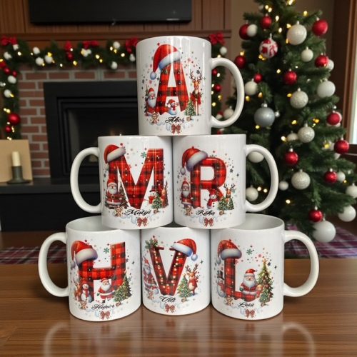 Karácsonyi bögre névre szóló