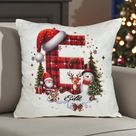 Karácsonyi párnahuzat névre szóló