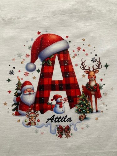 Karácsonyi póló névre szóló