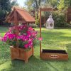 Kerti dekoráció - szett 54. Ültető betétes kút+lámpás virágláda