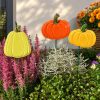 Kerámia tökök, többféle - akasztós Halloween dekoráció