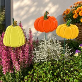   Kerámia tökök, többféle - akasztós Halloween dekoráció