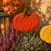 Kerámia tökök, többféle - akasztós Halloween dekoráció